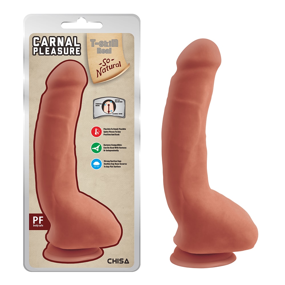 Dildo realista Carnal Pleasure latin 18cm5