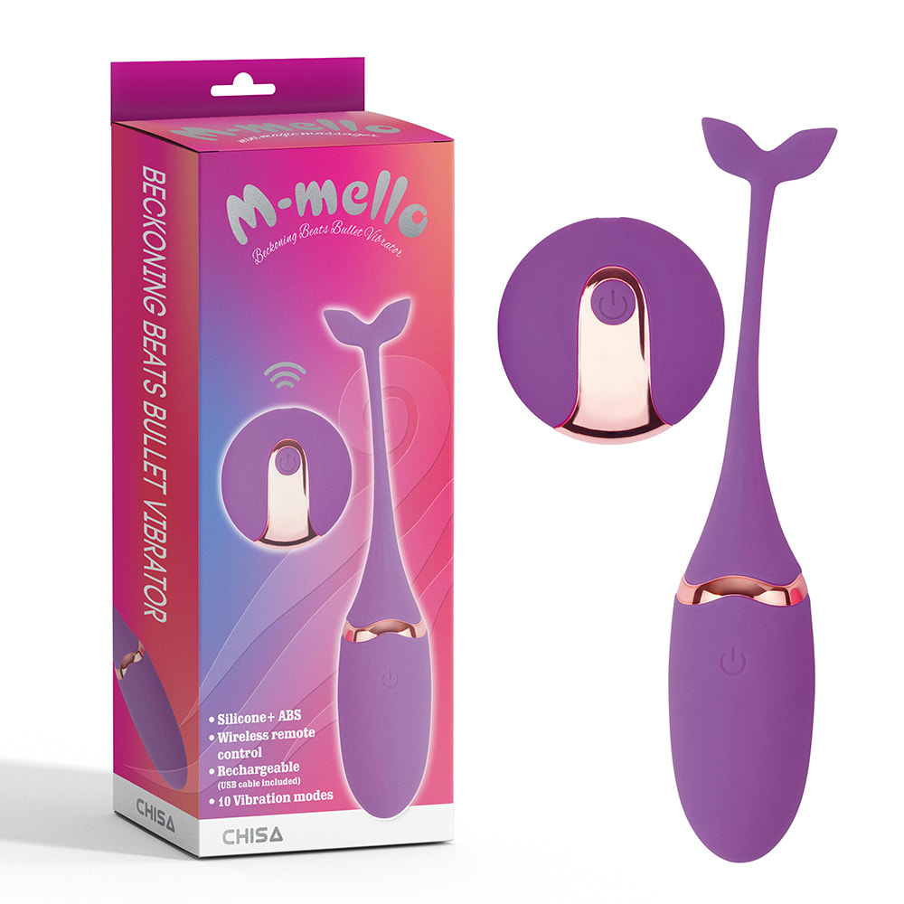 Vibrador huevito C/remoto Beckoning - Recargable4