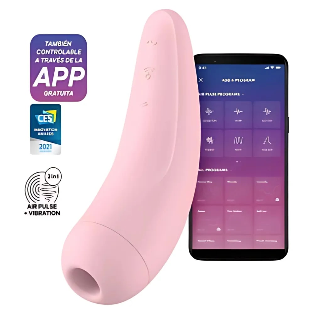 Succionador de clítoris Satisfyer Curvy 2 App Control4