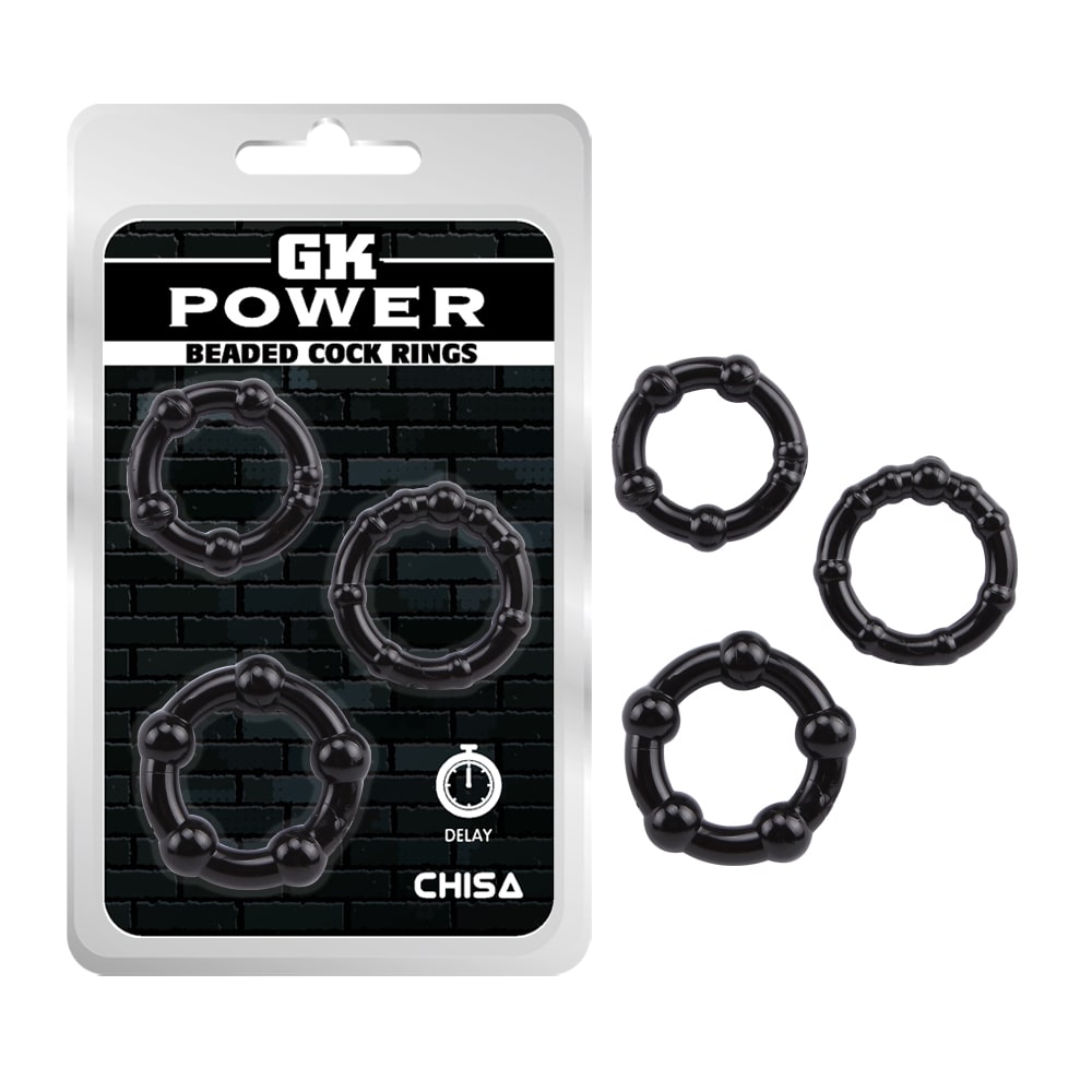 Beaded Cock Rings-Black3