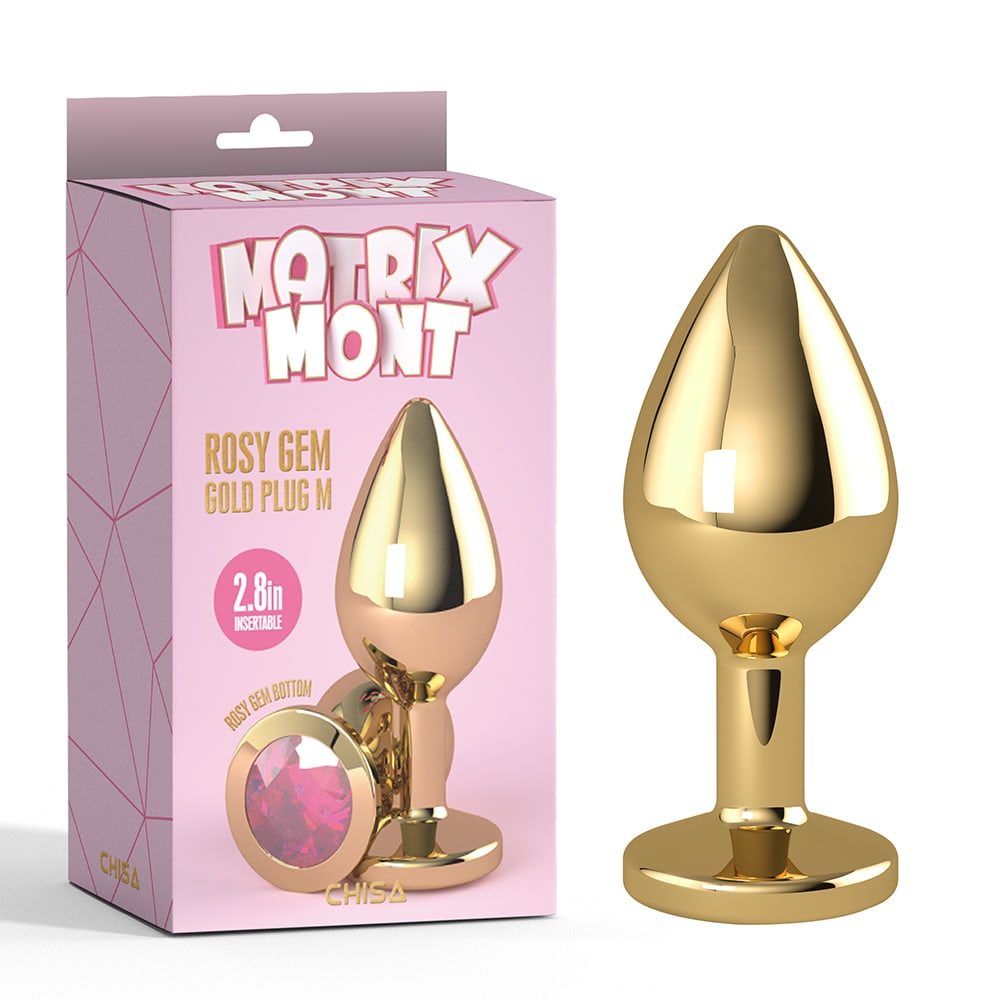 ROSY GEM GOLD PLUG M4