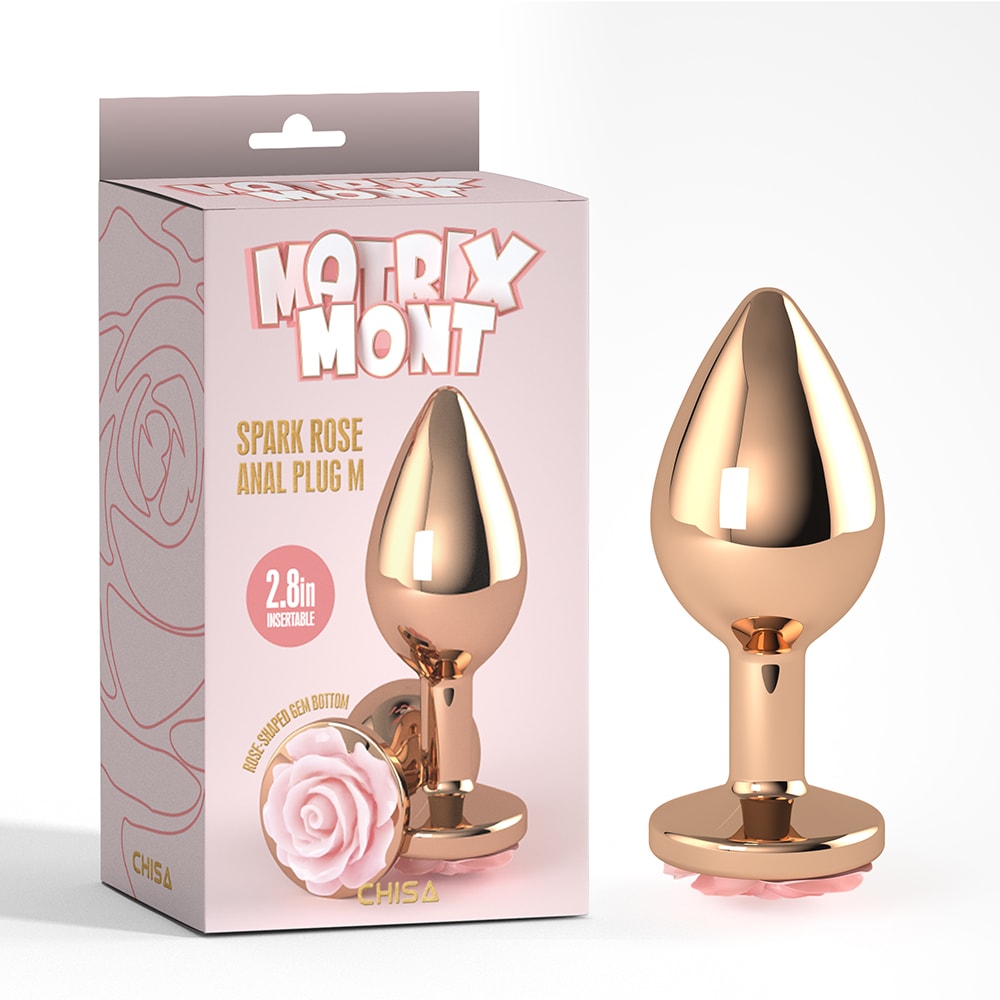 Spark Rose Anal Plug M4