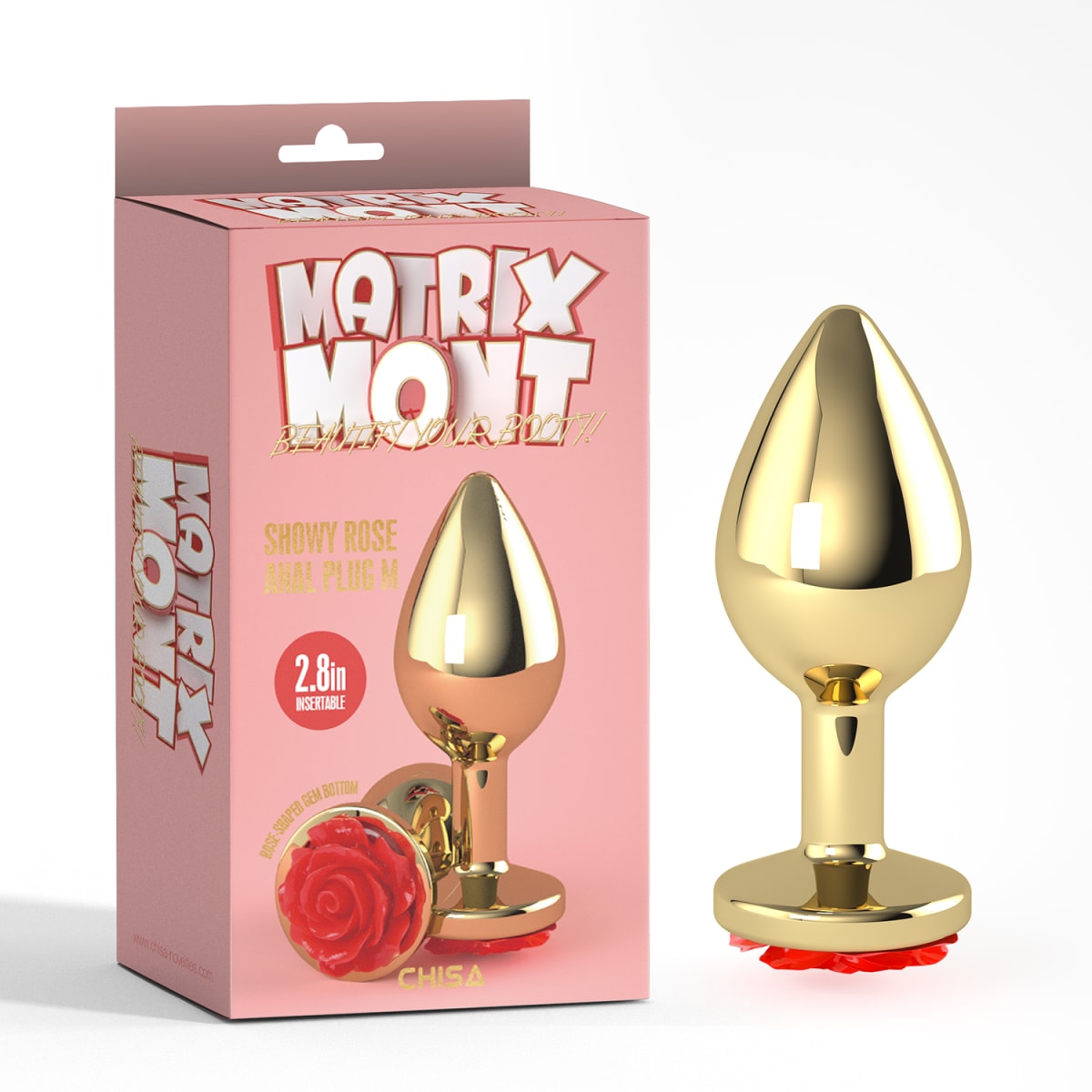 Showy Rose Anal Plug M4