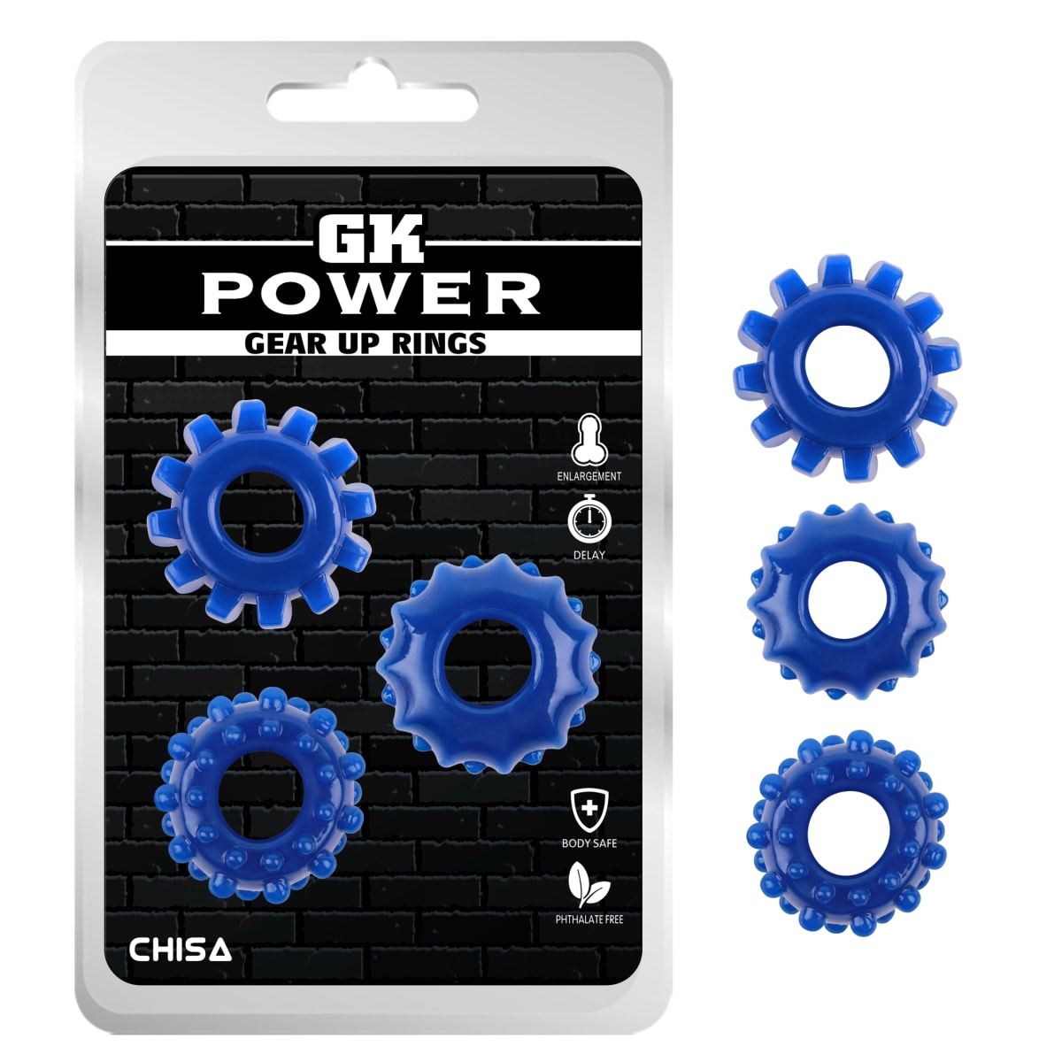 Gear Up Rings-Blue7