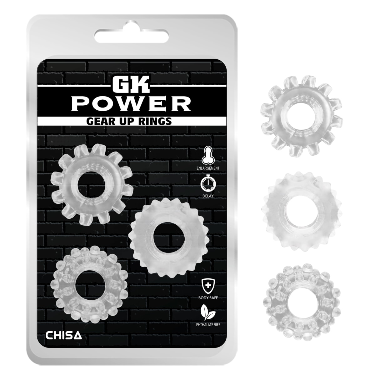 Gear Up Rings-Clear6