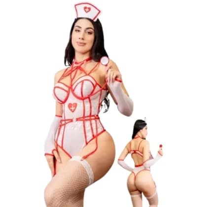 Disfraz Sexy Enfermera Body1