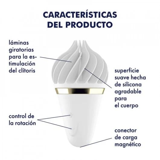Vibrador giratorio Sweet Treat Satysfyer - Recargable3