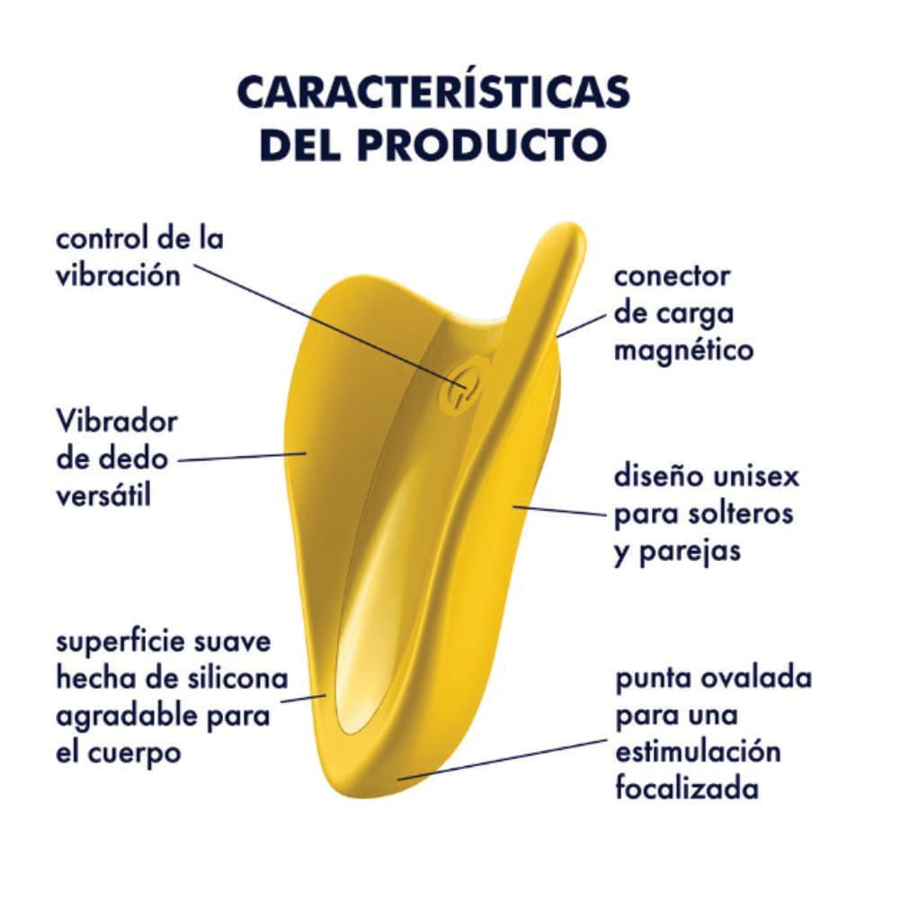 Vibrador de dedo High Fly Satysfyer - Recargable4