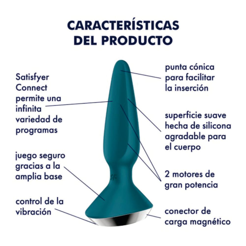 Vibrador anal Ilicious Plug Satisfyer APP - Recargable4