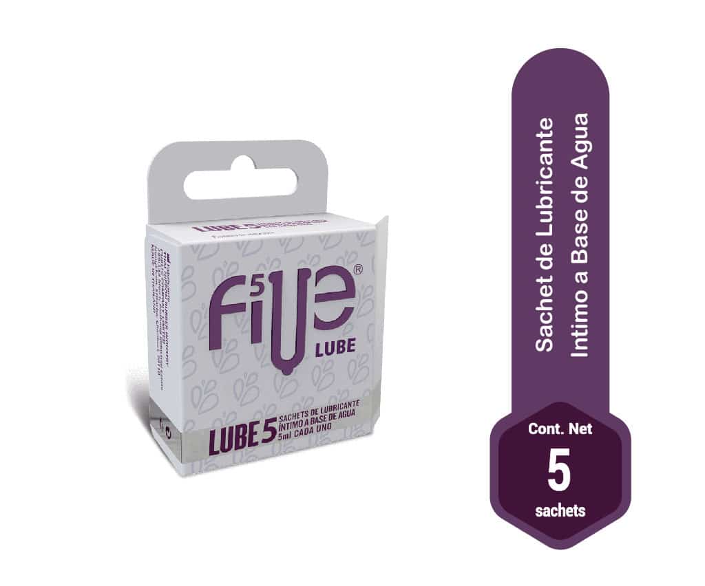 5 Sachets de lubricante Five2