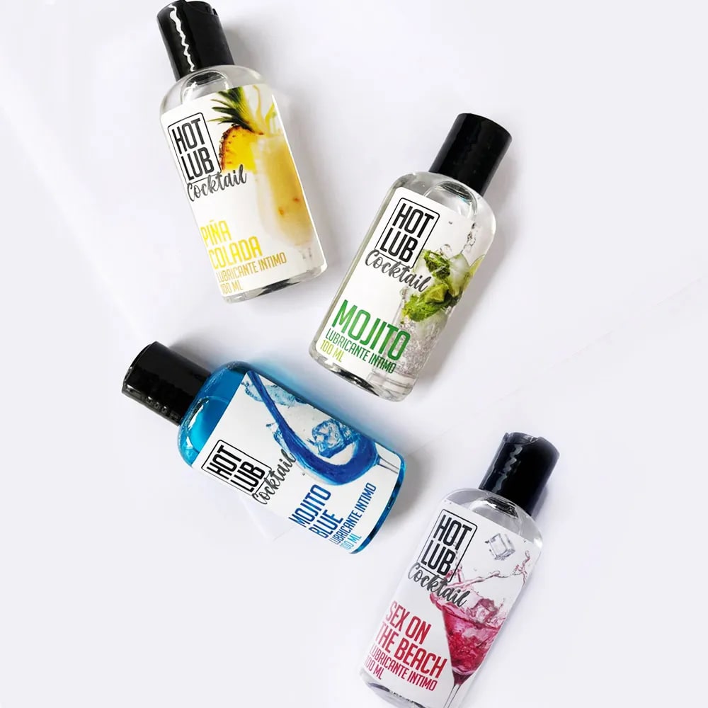 Lubricante comestible sabor a mojito blue4