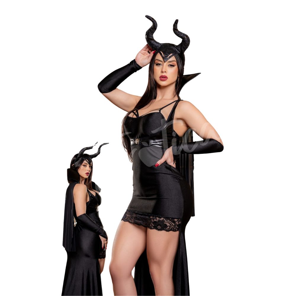 Disfraz Maléfica Negro1