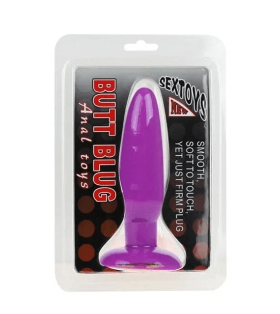 Plug Anal morado de TPR 14 cm4