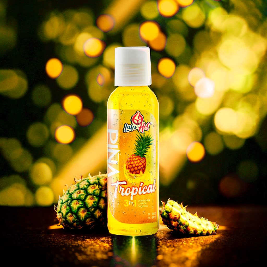 Lubricante comesible Lala Hot Piña tropical3