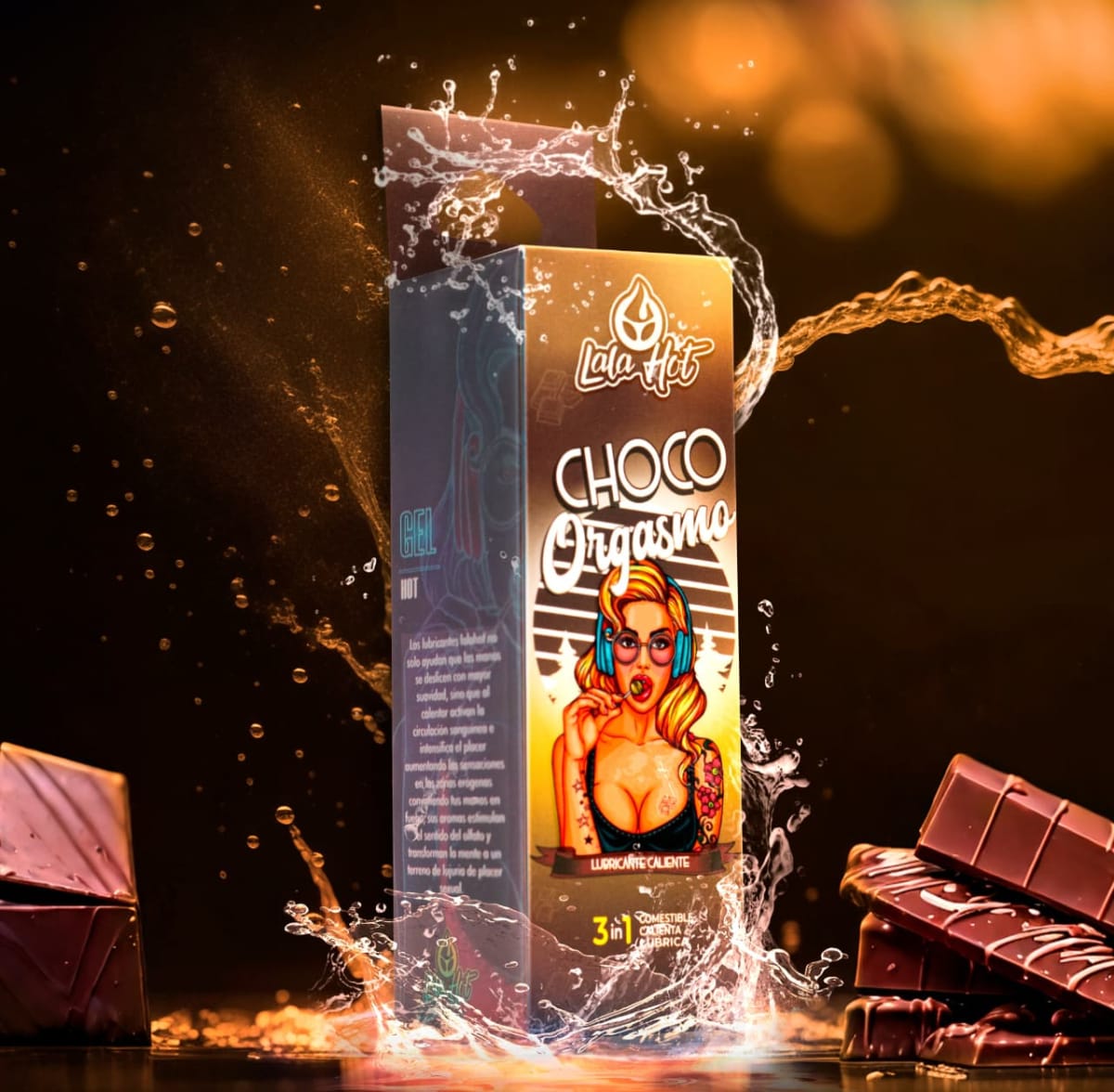 Lubricante comesible Lala Hot Chocolate intenso2