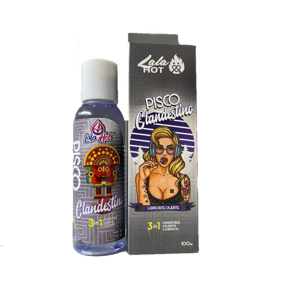 Lubricante comestible Lala hot pisco1