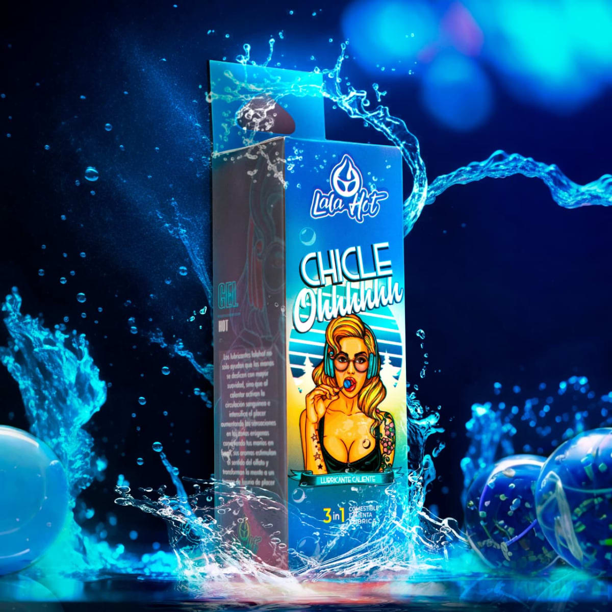 Lubricante comesible Lala Hot Chicle Ohh2