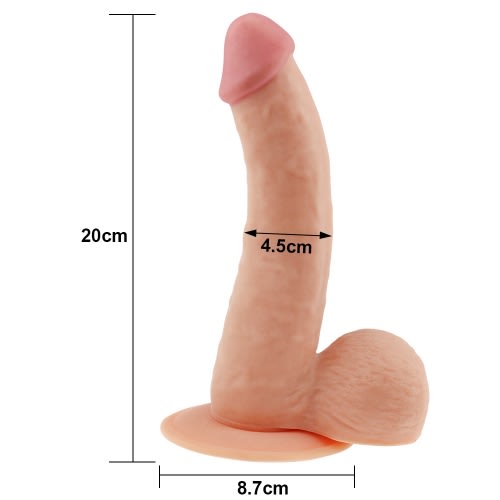 Dildo realista Ultra Soft Dude 16 cm4