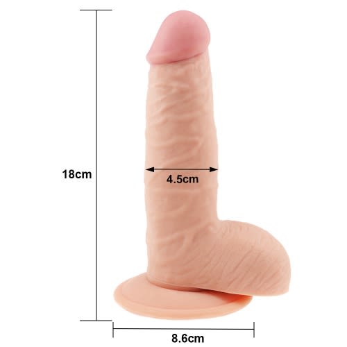 Dildo realista Ultra Soft Dude 12 cm4