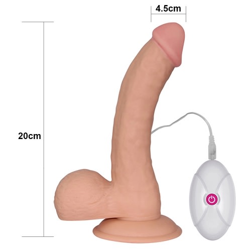 Vibrador realista Ultra Soft Dude 16 cm4