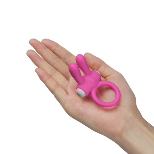 Anillo vibrador de silicona conejito5