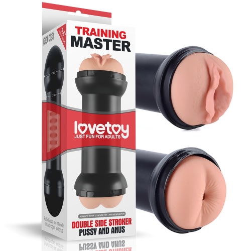 Masturbador realista doble cara vagina y ano Training Master1
