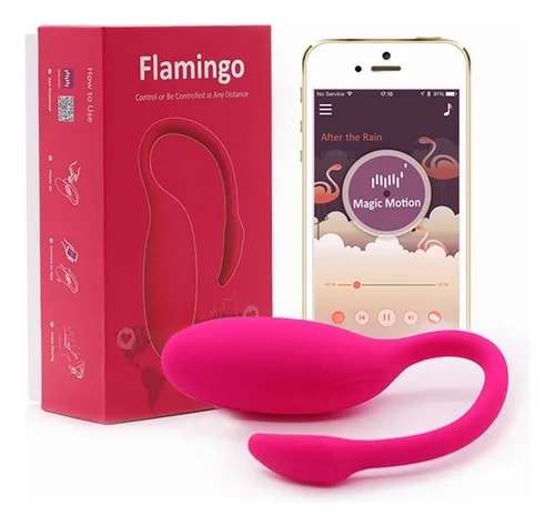 Vibrador con APP control Flamingo - Recargable1