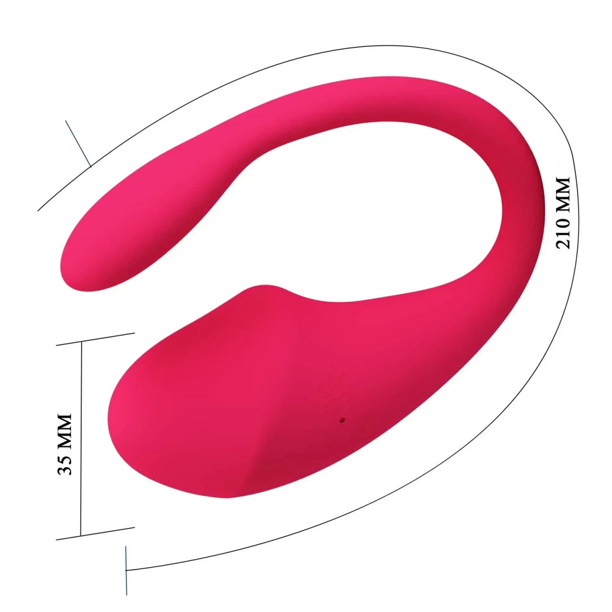 Vibrador recargable con app Thalia3