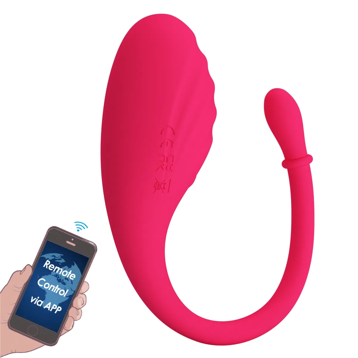 Vibrador recargable con app Undine1