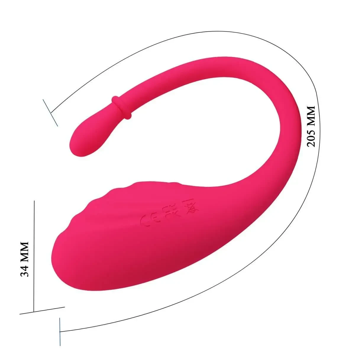 Vibrador recargable con app Undine3