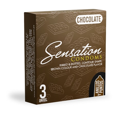 Preservativos Sensation Chocolate x33