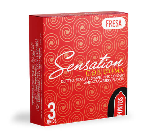 Preservativos Sensation Fresa x33