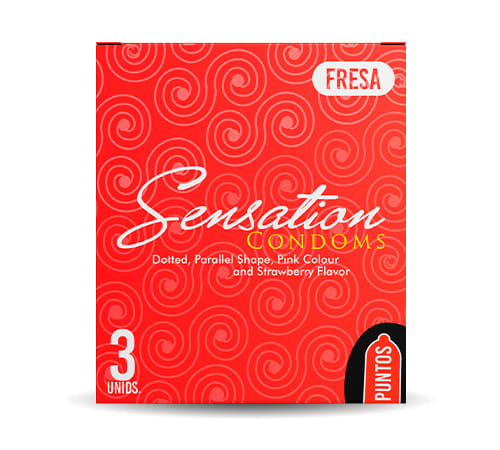 Preservativos Sensation Fresa x31