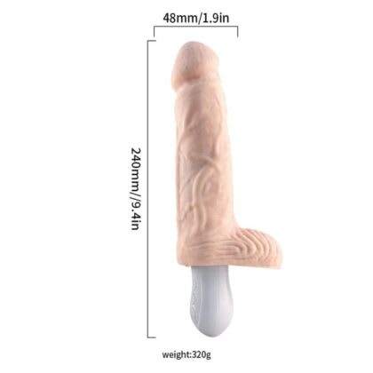 Vibrador Realista Super Man 18 cm3