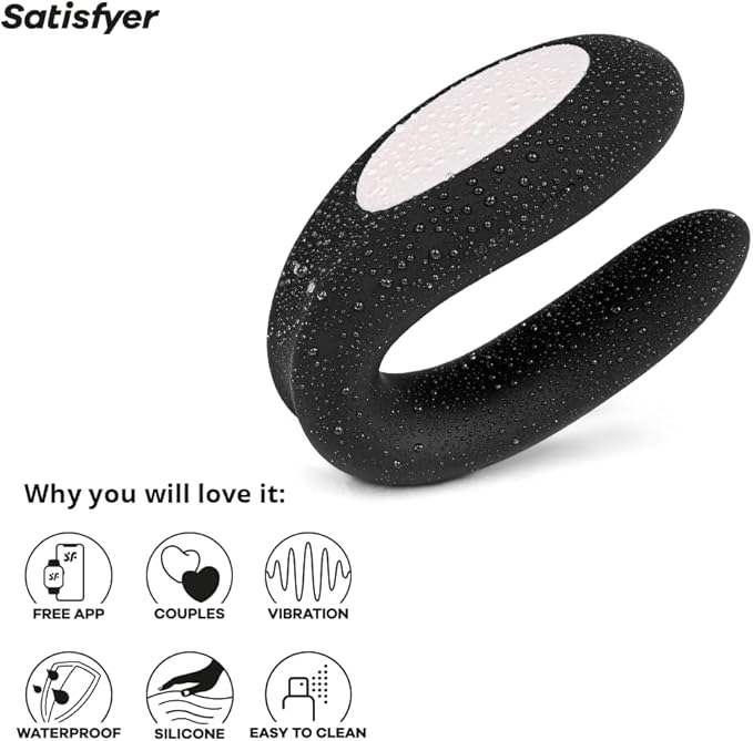 Vibrador de pareja con APP Double Joy Satisfyer - Recargable4