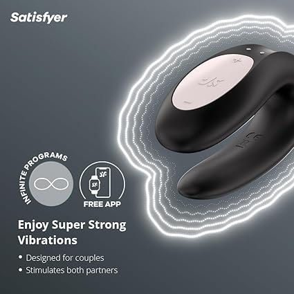 Vibrador de pareja con APP Double Joy Satisfyer - Recargable5