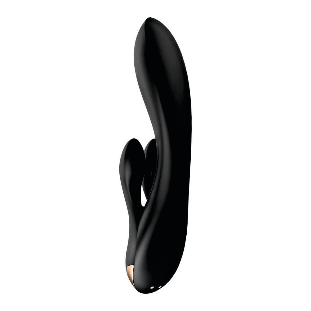 Vibrador de pareja con APP Double Flex Satisfyer - Negro5