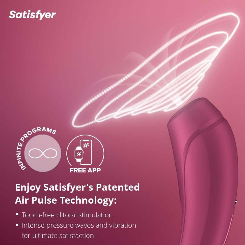 Succionador de clítoris Satisfyer Curvy 1 App Control4