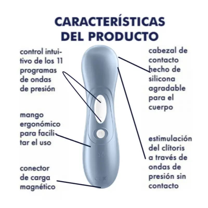 Succionador de clítoris Satisfyer pro 2 Next generation - Celeste3