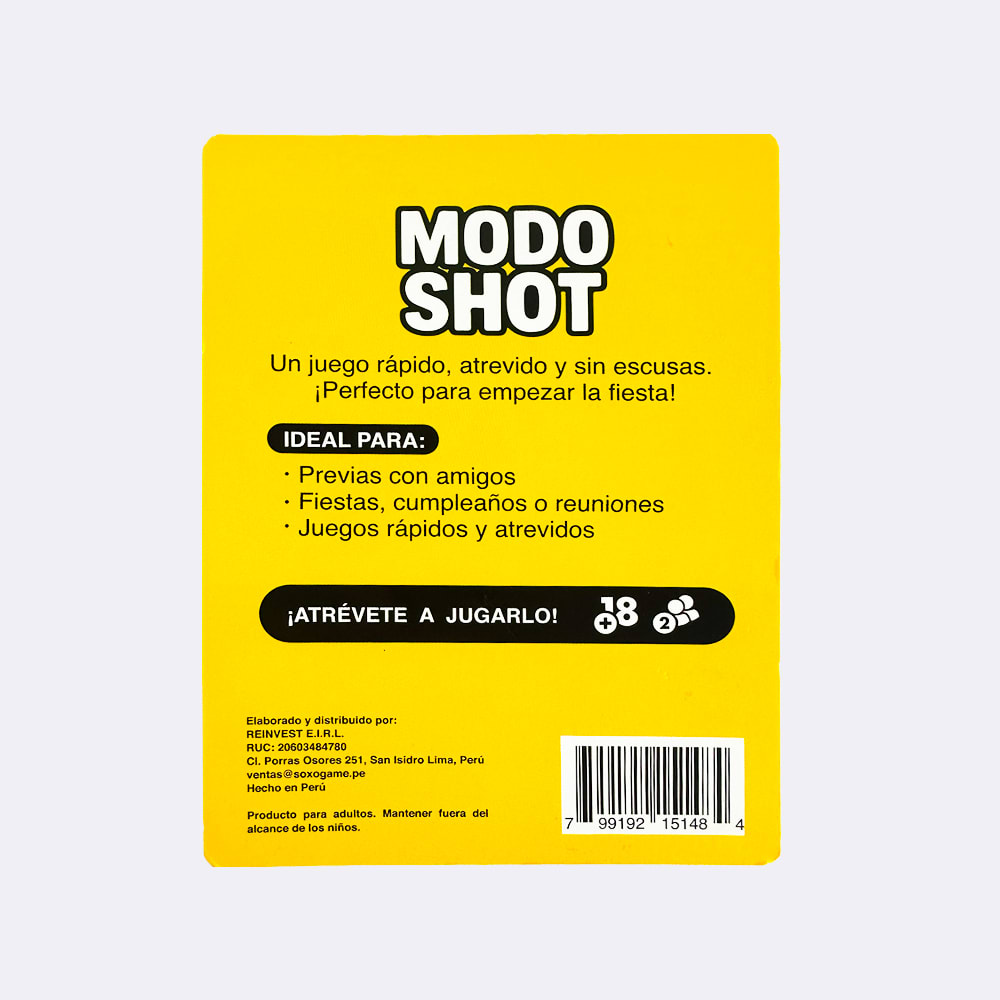 Dados Modo Shot3