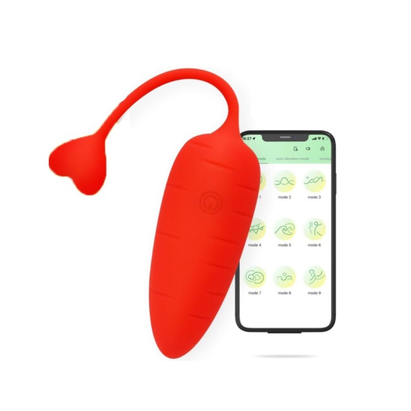 Vibrador con App control Zanahoria - Recargable1