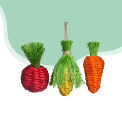 Juguete pasto 3 formas pequeños Mamifero