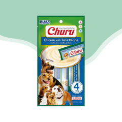 Churu perro pollo y salmon