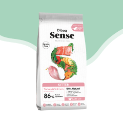 Sense gato kitten salmon y pavo 1,5 kg