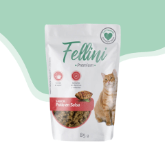 Fellini gato pollo en Salsa 85 gr