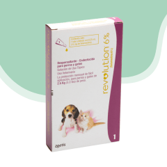 Revolution perro y gato cachorros antiparasitario hasta 2.5 kg
