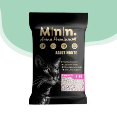 Arena sanitariaMinino talco bebe