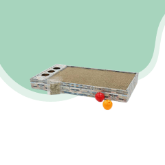 Rascador con cascabeles interactivo 40x20 cm