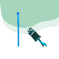 Varilla en forma de pescado