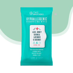 Toallitas Hypoallergenic Aloe Vera, Miel Two Brothers 40 Unid